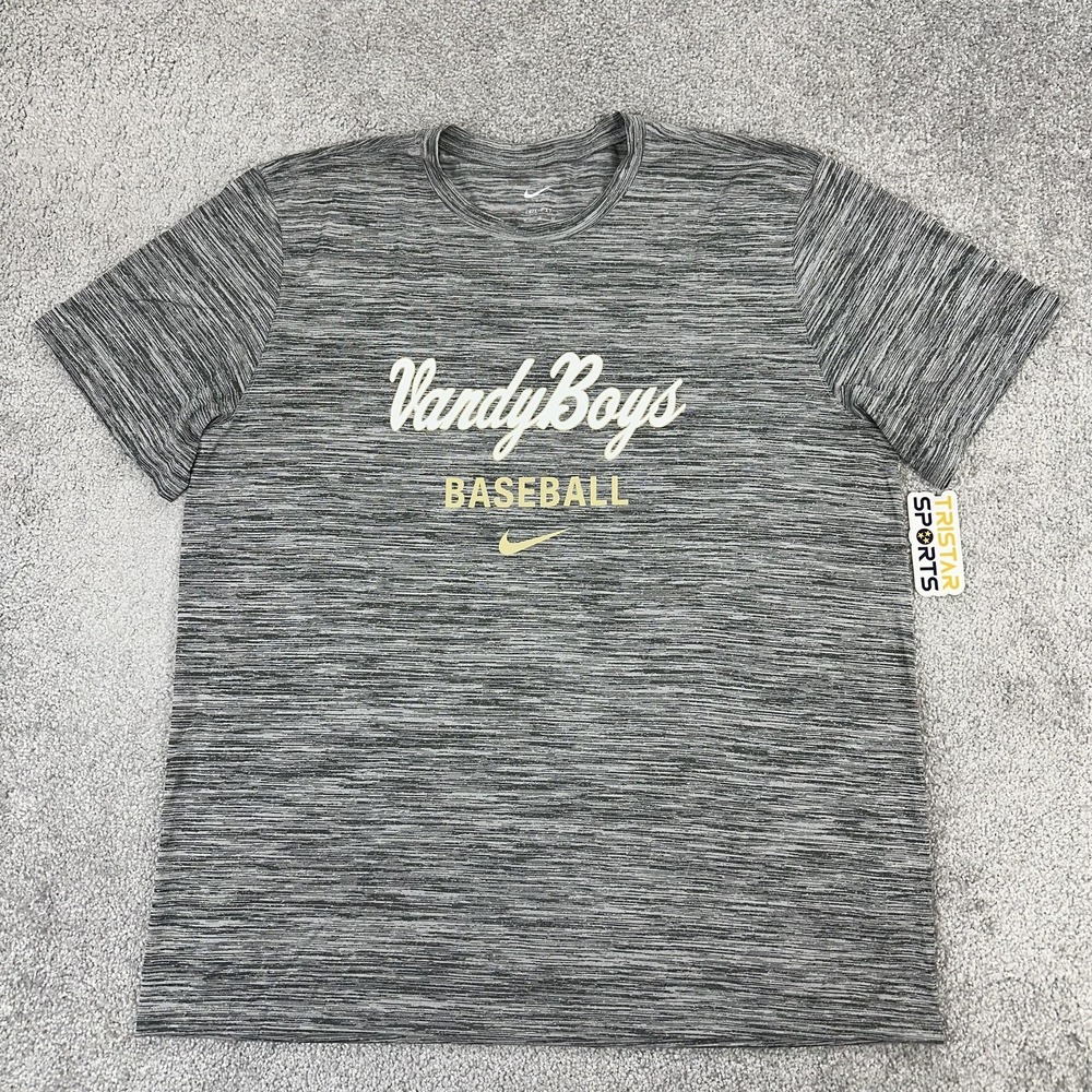 Vanderbilt Commodores Shirt Mens XL NCAA Baseball Nike Vandy Boys Team Issue PE